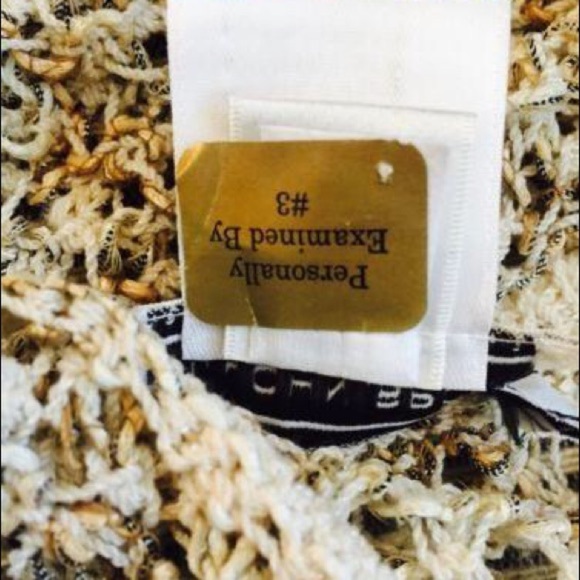 St. John Cream and Gold Sweater - Picture 3 of 7